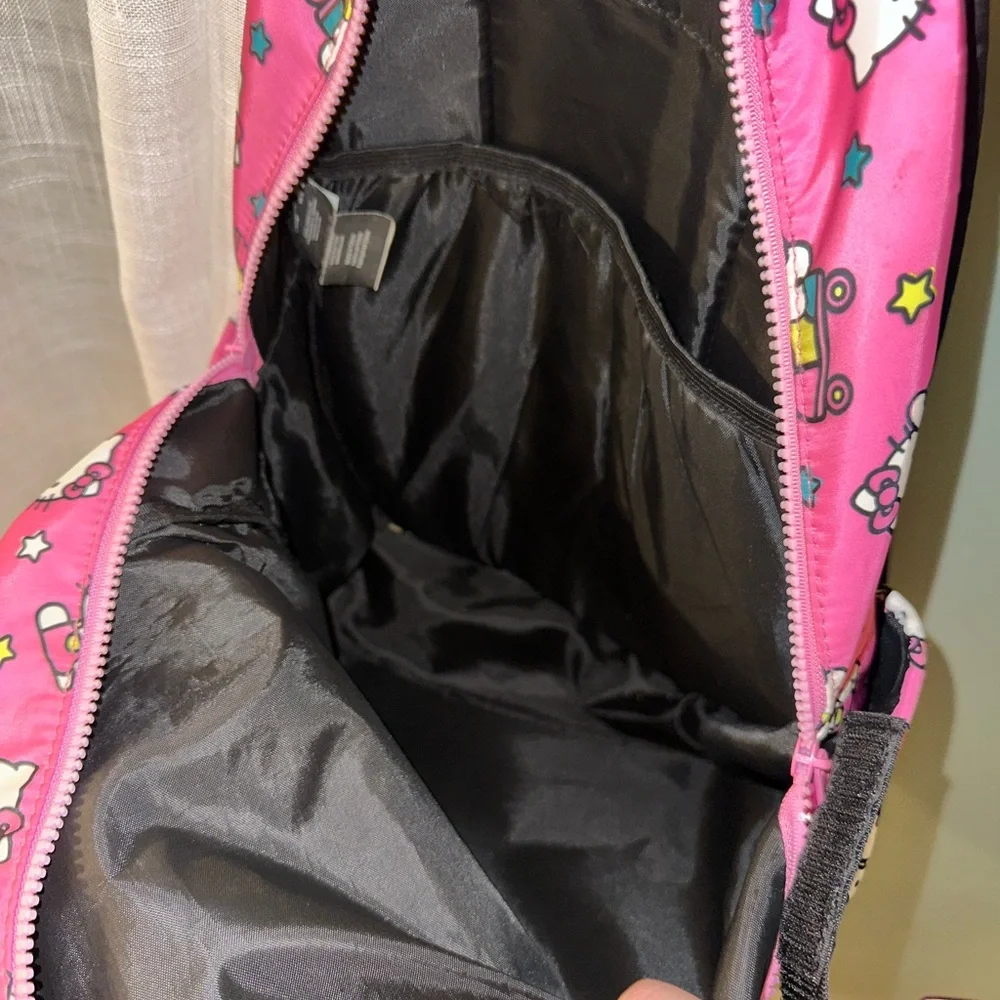 Hello Kitty Pink Patterned Kids Backpack - Picture 5 of 6